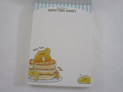 Cute Kawaii Kamio Honey Pancake Hamutoro Mini Notepad / Memo Pad - Stationery Designer Paper Collection
