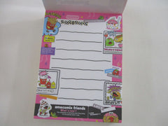 Cute Kawaii Pool Cool Comix Junk Food Mini Notepad / Memo Pad - Stationery Designer Paper Collection Rare