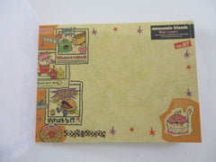 Cute Kawaii Pool Cool Comix Junk Food Mini Notepad / Memo Pad - Stationery Designer Paper Collection Rare