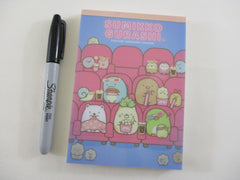 Cute Kawaii San-X Sumikko Gurashi Movie Theater 4 x 6 Inch Notepad / Memo Pad - Stationery Designer Paper Collection