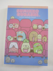 Cute Kawaii San-X Sumikko Gurashi Movie Theater 4 x 6 Inch Notepad / Memo Pad - Stationery Designer Paper Collection