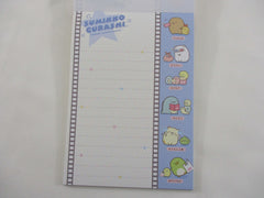 Cute Kawaii San-X Sumikko Gurashi Movie Theater 4 x 6 Inch Notepad / Memo Pad - Stationery Designer Paper Collection