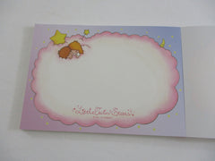 Cute Kawaii Sanrio Little Twin Stars 4 x 6 Inch Notepad / Memo Pad - Stationery Designer Paper Collection