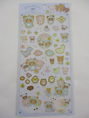 Cute Kawaii San-X Rilakkuma Bear Dino Dinosaur Sticker Sheet 2020 - A - for Planner Journal Scrapbook Craft