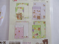 Cute Kawaii San-X Rilakkuma Fruits Letter Set Pack - A - Stationery Writing Paper Envelope Penpal