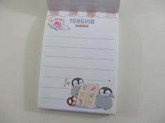 Cute Kawaii Q-Lia Cafe Parlor Penguin Mini Notepad / Memo Pad - Stationery Design Writing Paper Collection