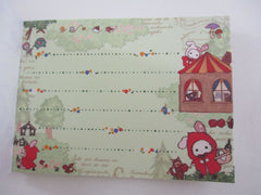 Cute Kawaii San-X Sentimental Circus Mini Notepad / Memo Pad - T - Vintage Rare