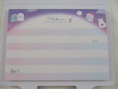Cute Kawaii Crux Obakenu Ghost 4 x 6 Inch Notepad / Memo Pad - Stationery Designer Paper Collection