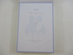 Cute Kawaii Q-Lia Dear My Bunny Rabbit 4 x 6 Inch Notepad / Memo Pad - B - Stationery Designer Paper Collection