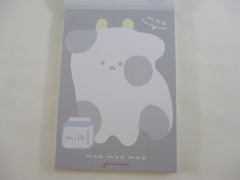 Cute Kawaii Q-Lia Dear Moo Moo Cow 4 x 6 Inch Notepad / Memo Pad - B - Stationery Designer Paper Collection