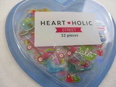 Cute Kawaii Mind Wave Heart Holic Candy Drop Style Flake Stickers Pack - E #Street Fun - for Journal Planner Agenda Craft Scrapbook