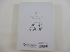 Cute Kawaii Q-Lia Dear Moo Moo Cow 4 x 6 Inch Notepad / Memo Pad - B - Stationery Designer Paper Collection