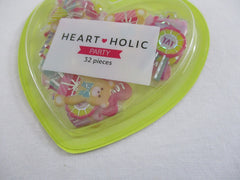 Cute Kawaii Mind Wave Heart Holic Candy Drop Style Flake Stickers Pack - F #Party - for Journal Planner Agenda Craft Scrapbook