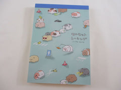 Cute Kawaii Q-Lia Hamster 4 x 6 Inch Notepad / Memo Pad - Stationery Designer Paper Collection
