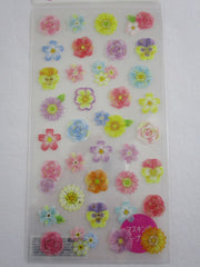 Cute Kawaii Mind Wave Cherie Couleur Flowers Petal Garden Sticker Sheet - for Journal Planner Craft Organizer Calendar