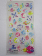 Cute Kawaii Mind Wave Cherie Couleur Stars Horoscope Planet Dream Unicorn Sticker Sheet - for Journal Planner Craft Organizer