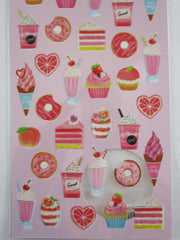 Cute Kawaii Mind Wave Merry Berry Pink Sweets Drink theme Sticker Sheet - for Journal Planner Craft Organizer