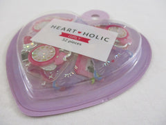 Cute Kawaii Mind Wave Heart Holic Candy Drop Style Flake Stickers Pack - B #Girl Accessories - for Journal Planner Agenda Craft Scrapbook