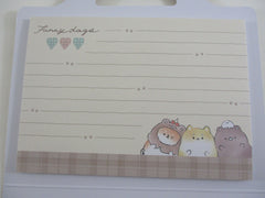 Cute Kawaii Crux Dog Friends Unicorn 4 x 6 Inch Notepad / Memo Pad - Stationery Designer Paper Collection