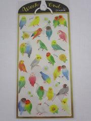 Cute Kawaii Mind Wave Weekend Series - Birds Sticker Sheet - for Journal Planner Craft