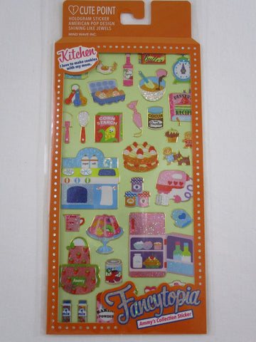 Cute Kawaii Mind Wave Fancytopia Collection Sticker Sheet - Busy Baker Kitchen - for Journal Planner Craft Organizer Schedule