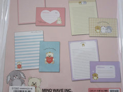 Cute Kawaii Mind Wave Bear My Heart Leap for Joy Letter Set Pack - Stationery Writing Paper Envelope Pen Pal