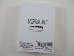 Cute Kawaii Peanuts Snoopy Mini Notepad / Memo Pad Kamio - O Donuts - Stationery Designer Paper Collection