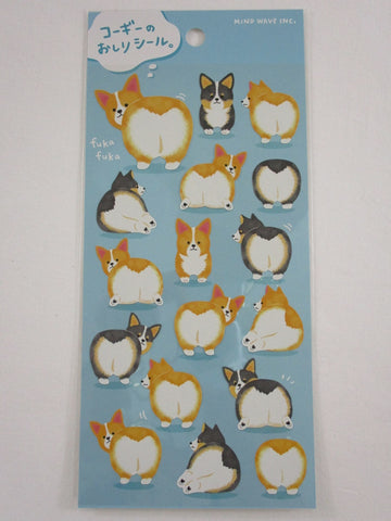 Cute Kawaii Mind Wave Dog Puppies Sticker Sheet - for Journal Planner Craft