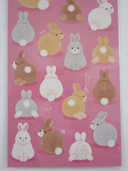 Cute Kawaii Mind Wave Rabbit Bunnies Sticker Sheet - for Journal Planner Craft