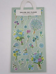 Cute Kawaii Mind Wave Flower Parlor Salon de Fleur Sticker Sheet - B - for Journal Planner Craft Organizer Calendar Garden Spring Nature