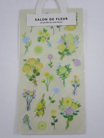 Cute Kawaii Mind Wave Flower Parlor Salon de Fleur Sticker Sheet - G - for Journal Planner Craft Organizer Calendar Garden Spring Nature