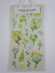 Cute Kawaii Mind Wave Flower Parlor Salon de Fleur Sticker Sheet - G - for Journal Planner Craft Organizer Calendar Garden Spring Nature
