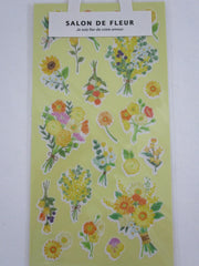 Cute Kawaii Mind Wave Flower Parlor Salon de Fleur Sticker Sheet - I - for Journal Planner Craft Organizer Calendar Garden Spring Nature