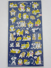 Cute Kawaii Mind Wave Playful Dogs Puppies Sticker Sheet - for Journal Planner Craft