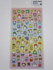 Cute Kawaii Mind Wave Healthy Cat Fruit Vegetables Activities Sticker Sheet - for Journal Planner Craft Organizer Calendar Schedule Scrapbook Diary Gift