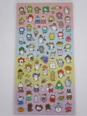 Cute Kawaii Mind Wave Healthy Cat Fruit Vegetables Activities Sticker Sheet - for Journal Planner Craft Organizer Calendar Schedule Scrapbook Diary Gift