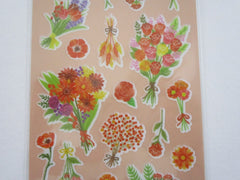 Cute Kawaii Mind Wave Flower Parlor Salon de Fleur Sticker Sheet - C - for Journal Planner Craft Organizer Calendar Garden Spring Nature