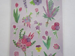 Cute Kawaii Mind Wave Flower Parlor Salon de Fleur Sticker Sheet - F - for Journal Planner Craft Organizer Calendar Garden Spring Nature