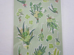 Cute Kawaii Mind Wave Flower Parlor Salon de Fleur Sticker Sheet - H - for Journal Planner Craft Organizer Calendar Garden Spring Nature