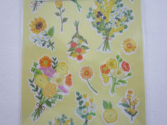 Cute Kawaii Mind Wave Flower Parlor Salon de Fleur Sticker Sheet - I - for Journal Planner Craft Organizer Calendar Garden Spring Nature