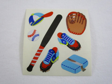 Sandylion Baseball Gear Sport Shiny Sticker Sheet / Module - Vintage & Collectible