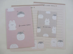 Cute Kawaii Crux Rabbit Mini Letter Sets -Small Writing Note Envelope Set Stationery