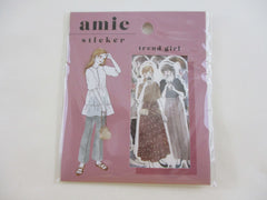Cute Kawaii MW Amie Girl Style - B Trend Flake Stickers Sack - for Journal Agenda Planner Scrapbooking Craft
