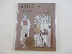 Cute Kawaii MW Amie Girl Style - C Flake Stickers Sack - for Journal Agenda Planner Scrapbooking Craft