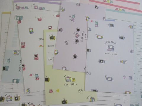 Crux Game Mania Letter Sets - Stationery Writing Paper Envelope