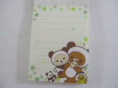 Cute Kawaii San-X Rilakkuma Bear Panda Mini Notepad / Memo Pad - A - Stationery Writing Message