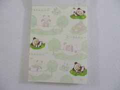 Cute Kawaii San-X Rilakkuma Bear Panda Mini Notepad / Memo Pad - A - Stationery Writing Message