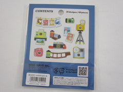 Cute Kawaii MW Hobby Time Flake Stickers Sack - Camera Photography - for Journal Agenda Planner Scrapbooking Craft