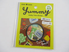 Cute Kawaii MW Hobby Time Flake Stickers Sack - Cooking Baking Kitchen Chef - for Journal Agenda Planner Scrapbooking Craft