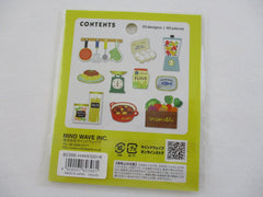 Cute Kawaii MW Hobby Time Flake Stickers Sack - Cooking Baking Kitchen Chef - for Journal Agenda Planner Scrapbooking Craft